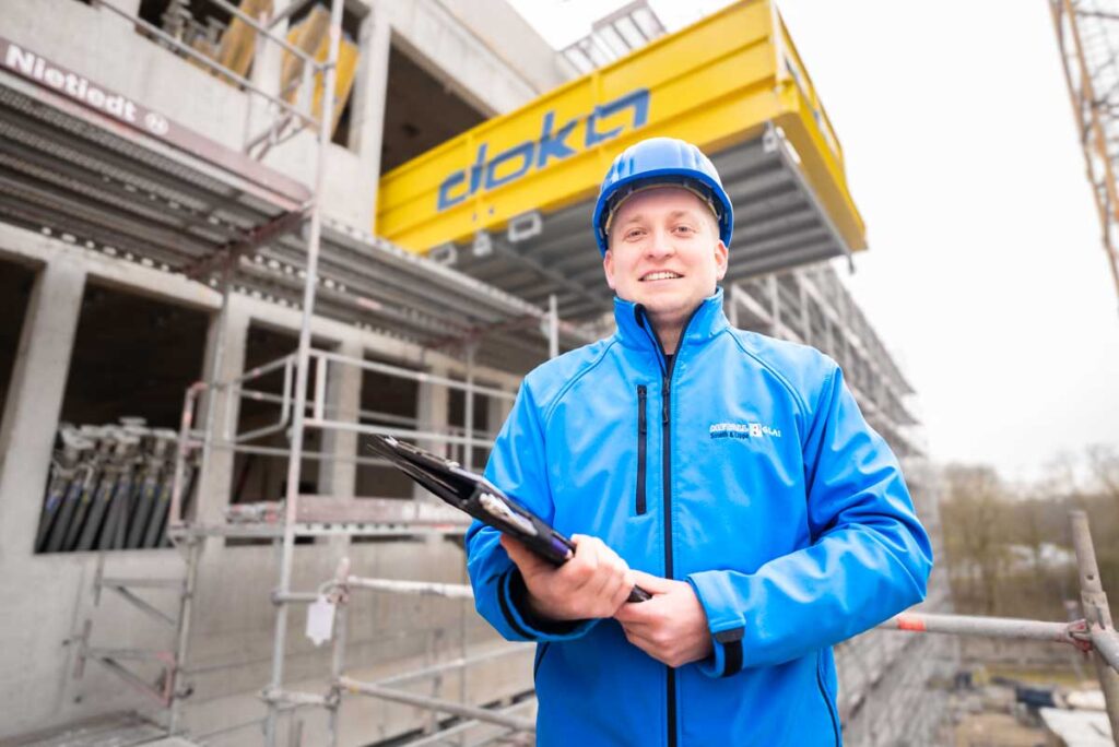 Vorarbeiter auf einer Baustelle
